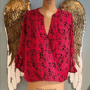 Jennifer Lopez Leopard Blouse NWT